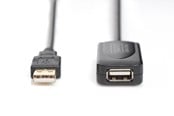 Kabel USB - DIGITUS USB 2.0 Active Extension Cable - DA-70130-4