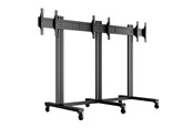 Uchwyty ścienne, uchwyty AV i meble AV - Multibrackets M Public Video Wall Stand 3-screens 40-55" Black - Max 120 kg - recommended for 55" - 7350022739789
