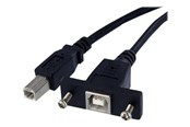 Kabel USB - StarTech.com Panel Mount USB Cable B to B - USBPNLBFBM3