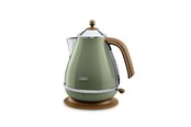 Czajnik elektryczny - DeLonghi Czajnik elektryczny Icona Vintage - KBOV 2001 - Oliwkowy - 2000 W - KBOV 2001 GR