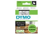 Papier, papier fotograficzny i etykiety - DYMO ® D1 Tape 24mm x 7m black on white - S0720930