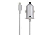 Tablet - Adapter & Ladowarka - Bandridge Sinox 12V Car Charger w/Lightning+MFI chip plug 2.4A - 1m - White - SXI791MFI