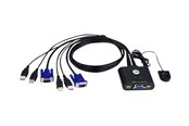 Przełącznik KVM - ATEN CS22U - KVM switch - 2 ports - CS22U-A