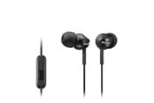 Sluchawki, zestaw sluchawkowy - Sony MDR-EX110AP Headset - Black - MDREX110APB.CE7