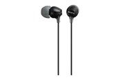 Sluchawki, zestaw sluchawkowy - Sony MDR-EX15LP - douszne - czarne - MDREX15LPB.AE