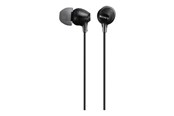 Słuchawki, zestaw słuchawkowy - Sony MDR-EX15LP EX Series - Black - MDREX15LPB.AE