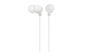 Słuchawki, zestaw słuchawkowy - Sony MDR-EX15LP - douszne - białe - MDREX15LPW.AE
