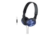 Słuchawki, zestaw słuchawkowy - Sony MDR-ZX310AP - Blue - MDRZX310APL.CE7