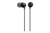 Słuchawki, zestaw słuchawkowy - Sony MDR-EX15AP - douszne - mikrofon - czarne - MDREX15APB.CE7