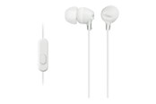 Słuchawki, zestaw słuchawkowy - Sony MDR-EX15AP - MDREX15APW.CE7