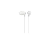 Słuchawki, zestaw słuchawkowy - Sony MDR-EX15AP - douszne - mikrofon - białe - MDREX15APW.CE7