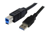Kabel USB - StarTech.com SuperSpeed USB 3.0 Cable A to B - USB3SAB3MBK