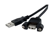 Kabel USB - StarTech.com Panel Mount USB Cable A to A - USBPNLAFAM3