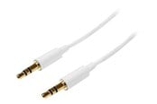 Kabel audio - StarTech.com Slim 3.5mm Stereo Audio Cable - MU1MMMSWH