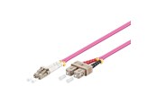 Kabel sieciowy - Pro Fiber Optical LC - SC OM4 - 2m - Czerwony - 2m - 4040849959448