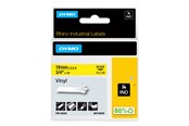 Papier, papier fotograficzny i etykiety - DYMO ® Rhino Industrial Tape 19 mm x 5.5m coloured vinyl black on yellow - S0718470