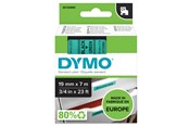 Papier, papier fotograficzny i etykiety - DYMO ® D1 Tape 19mm x 7m black on green - S0720890