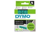 Papier, papier fotograficzny i etykiety - DYMO ® D1 Tape 12mm x 7m black on green - S0720590