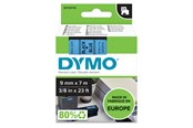 Papier, papier fotograficzny i etykiety - DYMO ® D1 Tape 9mm x 7m black on blue - S0720710