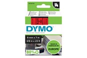 Papier, papier fotograficzny i etykiety - DYMO ® D1 Tape 9mm x 7m black on red - S0720720