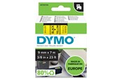 Papier, papier fotograficzny i etykiety - DYMO ® D1 Tape 9mm x 7m black on yellow - S0720730