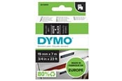 Papier, papier fotograficzny i etykiety - DYMO ® D1 Tape 19mm x 7m white on black - S0720910