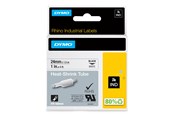 Papier, papier fotograficzny i etykiety - DYMO ® Rhino Industrial Tape 24 mm x 1.5 m heat shrink tube black on white - 1805443