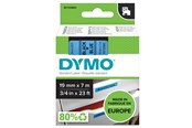 Papier, papier fotograficzny i etykiety - DYMO ® D1 Tape 19mm x 7m black on blue - S0720860