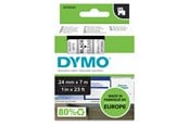 Papier, papier fotograficzny i etykiety - DYMO ® D1 Tape 24mm x 7m black on transparent - S0720920