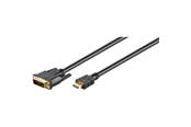 Kabel wyswietlacza - Pro HDMI - DVI-D - 2m - Black - HDMIDVI-D-2