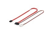 Kabel SATA & ATA - Pro SATA Slimline Cable & Power 0.30m - 4040849957130