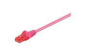 Kabel sieciowy - Pro LAN CAT 6 U/UTP - Różowy - 2m - 4040849952708