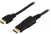 Kabel wyswietlacza - Pro DisplayPort 1.2 - HDMI 1.4 - 5m - Black - DPHDMI-5