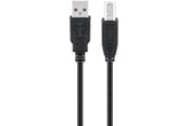 Kabel USB - Pro USB-A <-> USB-B 2.0 - 5m - Czarny - 4040849689024