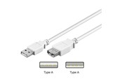 Kabel USB - Pro USB-A <-> USB-A - 3m - Biały - 4040849961991
