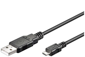 Kabel USB - Pro USB-A <-> USB Micro-B - 3m - Czarny - 4040849939204