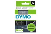 Papier, papier fotograficzny i etykiety - DYMO ® D1 Tape 12mm x 7m white on transparent - S0720600