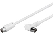 Kabel antenowy, złącze - Pro Antenna cable angled 1x90° (IEC female/male) 80 dB - 2.5m - 4040849673603
