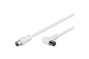 Kabel antenowy, złącze - Pro Antenna cable angled 1x90° (IEC female/male) 80 dB - 5m - 4040849115226
