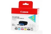 Tusz, toner i materiał eksploatacyjny - Canon PGI-550/CLI-551 / 6496B005 Multi P - 6496B005