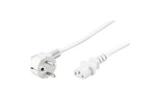 Kabel zasilajacy (zewnetrzny) - Pro Power cable C13 1x90° - Biały - 3m - 4040849951411