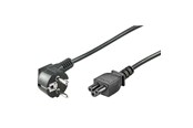 Kabel zasilajacy (wewnetrzny) - Pro Kabe zasilania C5 (Mickey Mouse) - Czarny - 90° - 1.8 m - PC-C5B-1-8M-B