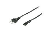 Kabel zasilający (zewnętrzny) - Pro Kabe zasilania C7 (2 pins) - Czarny - 1.5m - Prosto - 4040849500848