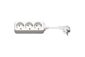 Kabel zasilajacy (zewnetrzny) - Pro Power Socket x3 - Biały - 3m - 4040849510755