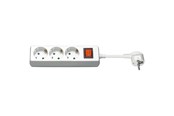 Kabel zasilajacy (zewnetrzny) - Pro Power Socket x3 - w/Switch - 1.5m - White - 4040849512858