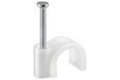 Zarzadzanie kablami - Pro Cable Clip - White - 4mm - 4040849170768