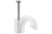 Zarządzanie kablami - Pro Cable Clip - White - 5mm - 4040849170775