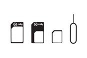 Telefon - Inne akcesoria - CELLY SIM-kort adaptersæt - SIMKITAD