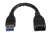 Kabel USB - StarTech.com USB 3.0 Extension Adapter Cable A to A - USB3EXT6INBK
