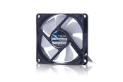 Wentylator obudowy - Fractal Design Fan Silent R3 - Wentylator obudowy - 80mm - Czarny z białymi skrzydłami - 18 dBA - FD-FAN-SSR3-80-WT